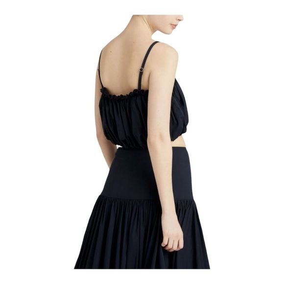 Cinq A Sept Ivee puffball cropped cotton top NWOT - Picture 3 of 9